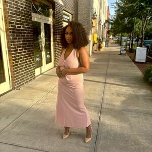 Chic Pink Vest & Skirt Set – Classy & Stylis